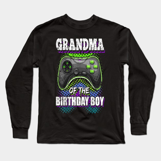 Grandma of the birthday boy Long Sleeve T-Shirt by brittenrashidhijl09